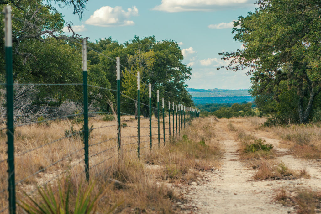 high tensile wire on ranch